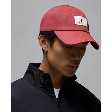 NIKE J CLUB CAP US CB FLT PATCH 棒球帽-紅-FD5181661