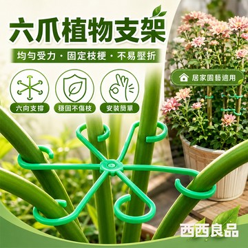 台灣出貨 植物莖支架 4入套裝 美觀 花梗支架 支撐 觀葉植物防倒伏固定器 防倒伏 支撐架 調整角度 觀葉植物 西西良品