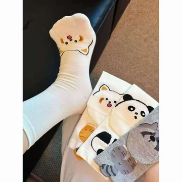立體卡通中筒襪🔥日系可愛女生襪子 春秋穿搭女襪 可愛造型女襪 日系穿搭中筒襪 日常穿搭女襪 日系立體卡通中筒襪