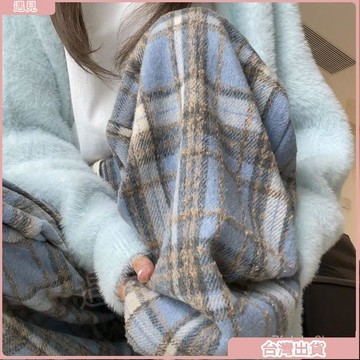 新款特價✨秋冬長褲 格子褲 高腰垂感 直筒褲 休閒褲 拖地褲 複古褲 加絨闊腿褲 女生長褲 寬鬆長褲 韓版長褲 褲子女