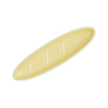 LE CREUSET 艾莉絲黃 精緻瓷器麵包盛盤  1個  32.2 x 8.8 x 3.6cm