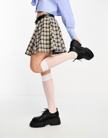 ASOS DESIGN Mars lace up loafer in black