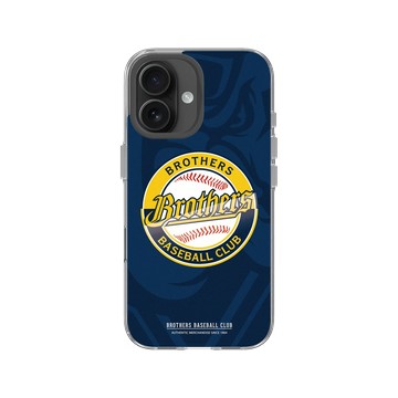 iPhone 16 Clear Case（相機按鈕） 透明 - 職棒-中信兄弟 Brothers - 美式風格