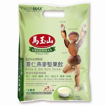 馬玉山 薏仁燕麥堅果飲(12入/袋)