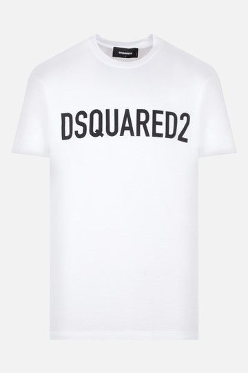 DSQUARED2 logo printed cotton t-shirt Man