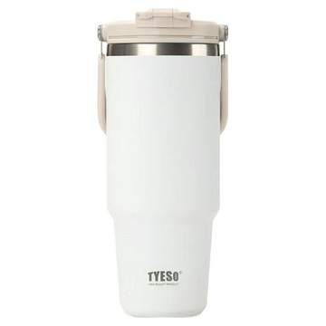 TYESO 泰碩 提手保溫杯 33#C款  米白色  1.2L  1個