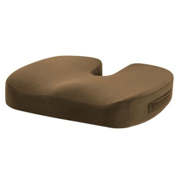 透氣減壓護脊記憶棉坐墊  45 x 36 x 5cm  咖啡色