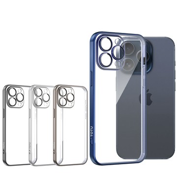 TOTU iPhone15Pro /i15 Pro 6.1吋 一體式鏡頭貼手機殼防摔殼保護殼軟殼 柔簡 拓途