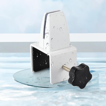 【店長推薦】 桌面鋁合金屏風夾 辦公隔板夾 屏風擋板夾 木板夾子 玻璃固定夾 五金件 支持批發