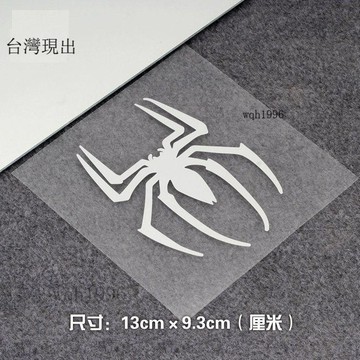 🕸蜘蛛人周邊🕸蜘蛛俠標誌車貼漫威反光汽車貼紙復仇者聯盟鏤空油箱蓋個性貼花