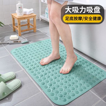 方形浴室墊防滑墊環保家用淋浴房洗澡防摔吸盤地墊衛浴按摩腳墊子 雙11全館免運