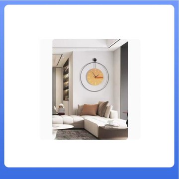 西班牙客廳時尚鐘表輕奢裝飾鐵藝掛鐘簡約現代藝術靜音時鐘