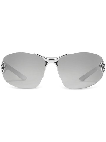 Gentle Monster - Meta goggle-style frame sunglasses - unisex - Acetate - One Size - Grey