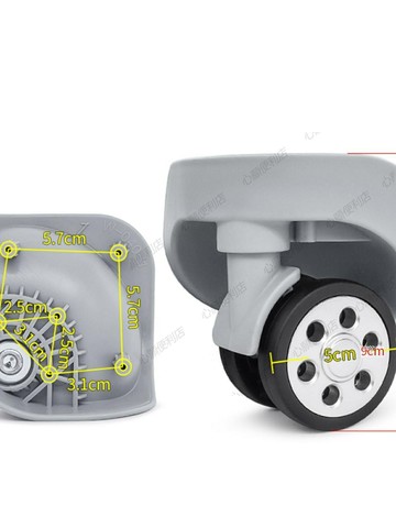 行李箱拉桿箱輪子配件W0401/JL093萬向輪密碼旅行箱包轱轆替換