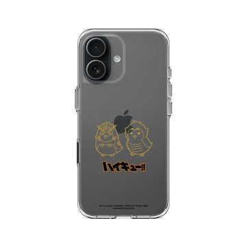 iPhone 17 Clear Case（相機按鈕） 透明 - 排球少年 Haikyu!! - 線稿風格 - 木兔&赤葦