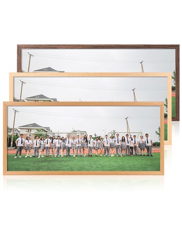 畢業照相框大合照集體合影相片框長掛墻裱框集體照擺臺照片框定制