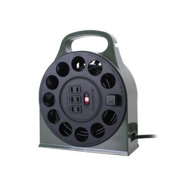汽車百貨全系列 【ADAM】 輪座式延長線-15M-綠色 (車麗屋)