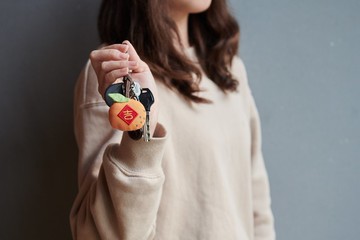 樣樣好物【吉利】手工純棉 橘子吊飾