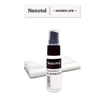 Nanotol | 眼鏡&顯示器奈米清潔液｜眼鏡 螢幕 相機鏡頭 專用清潔液 手機 平板 筆電 鍍膜 螢幕 Mac
