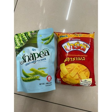 泰國🇹🇭Party 焦糖奶油地瓜餅 48g 菲律賓🇵🇭 Snapea 豌豆脆片（原味）108g
