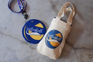 運動魂排球組合包/零錢包/飲料袋/掛繩