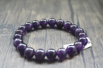 天然紫水晶薰衣草轉運手鏈手串水晶禮盒