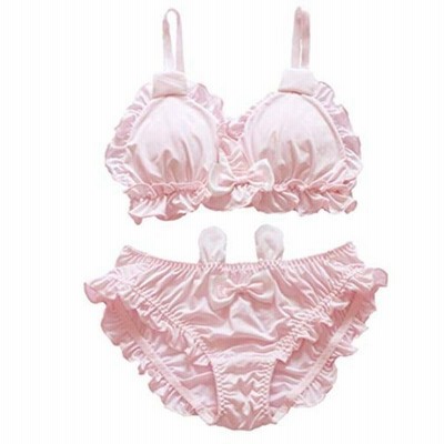 Somnus258 うさぎ 白 超可愛い 女装 ブラジャー セット 女性でも Lolita ブラ ショーツ セット 福袋 下着 セット ノン 通販 Lineポイント最大get Lineショッピング