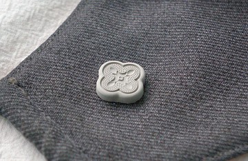 海棠花口罩擴香磁扣 | 台灣特色(MIT)