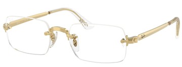 RAY BAN A$AP ROCKY聯名款 亞洲版 金屬無框光學鏡框 RB3928V 2500 金 RX3928V 公司貨