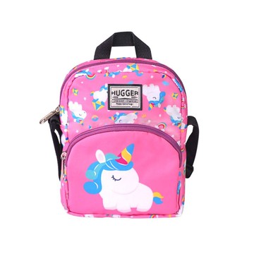 【HUGGER】好飽包跨肩包 獨角獸 (斜單側背/休閒/戶外/出遊/小朋友/幼兒童/輕量/隨身包)