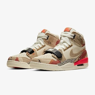 S.G Nike Air Jordan Legacy 312 AV3922-126 米白 沙漠迷彩 爆裂紋 男