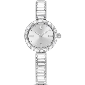 SWAROVSKI 施華洛世奇 Matrix Bangle系列 水晶腕錶 女錶 手錶 禮物-25mm銀色 5677487