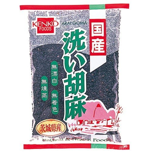 健康フーズ 国産 洗い胡麻 黒 60g