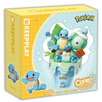 QMAN 積木 寶可夢 甜筒系列  傑尼龜  Keepplay QM31865