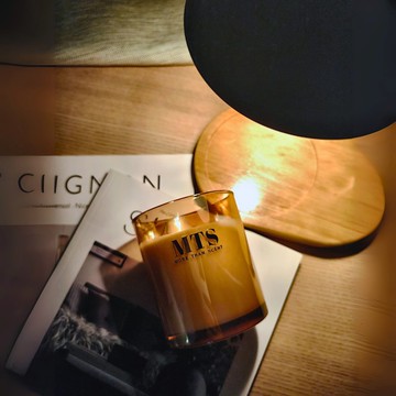 黑珊瑚橡木苔 木質調 天然大豆蠟燭 舒壓助眠 情人節禮物 融蠟燈