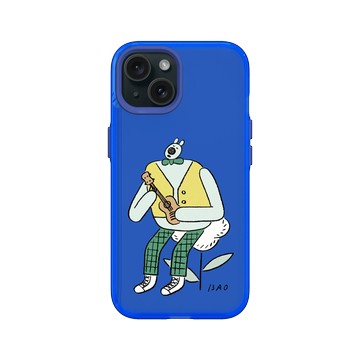 iPhone 15 Clear 激光藍 - 包大山 Baozi - 春天來了