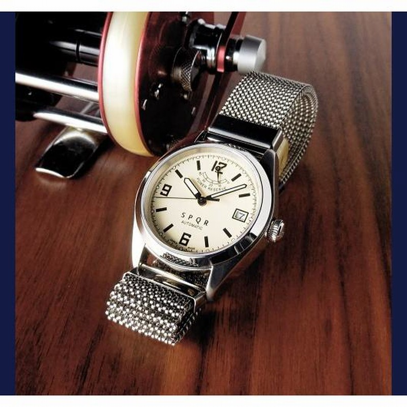 SPQR 自動巻き パワーリザーブ アイボリー