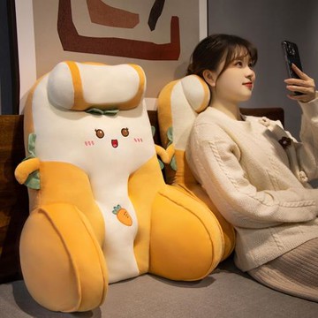 床頭靠墊大靠背辦公室座椅腰墊一體護腰靠枕床上看書沙發椅子抱枕