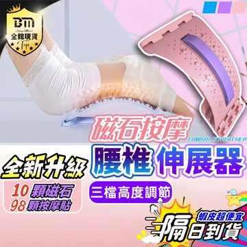 🔥隔日到貨 免運🔥背部伸展器 脊椎伸展器 腰部伸展器 按摩器 拉背器 伸展器 腰椎拉伸器 拉腰 拉筋板 最新升級磁石款