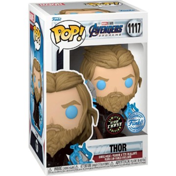 FUNKO POP  1117 漫威 雷神索爾 Chase 限定 w/雷 夜光版 收藏 公仔
