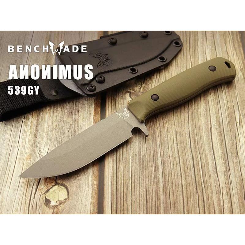 ベンチメイド 539GY アノニマス シースナイフ,BENCHMADE Anonimus Fixed knife 日本正規品