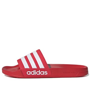 adidas Adilette Shower Slides 'Scarlet White'
