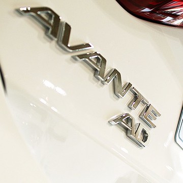 EXOS Avante 鍍鉻字樣車用徽章  現代 Avante AD  鍍鉻