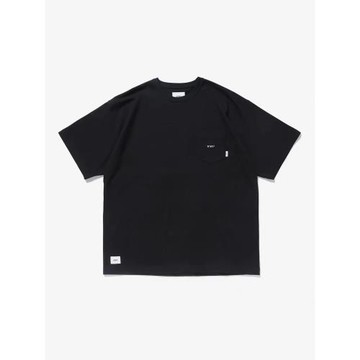 潮牌 WTAPS COTTON 日系寬松休閑CityBoy口袋字母刺繡短袖T恤25SS
