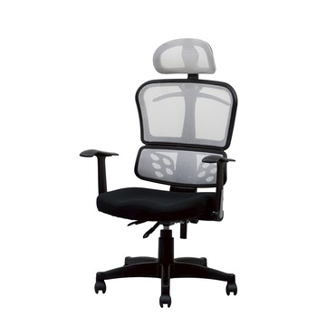 台灣製造 SGS認證 P-10 透氣辦公椅-白（51*63*131cm）_廠商直送