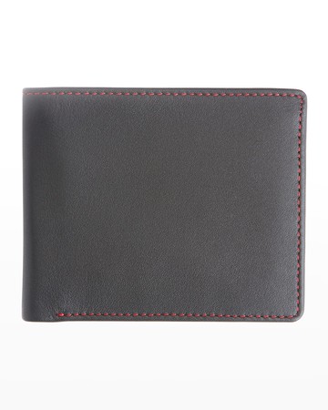 Personalized Leather RFID Blocking Trifold Wallet