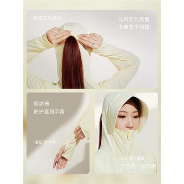 加加樹 防曬衣女原紗型防紫外線UPF50＋輕薄透氣冰絲防曬服2025新