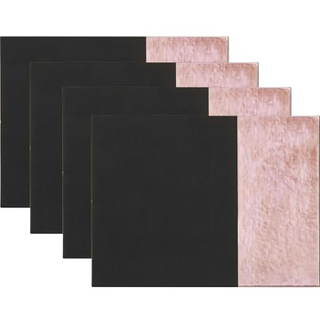 Premier Geome 長方餐墊  亮紫黑  4個