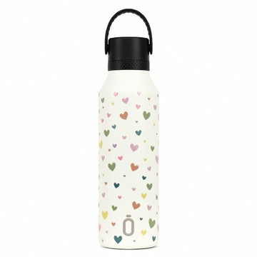 runbott Mii 輕量陶瓷保溫瓶  彩虹愛心  1個  600ml