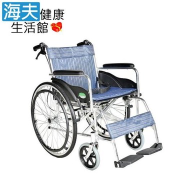頤辰醫療 機械式輪椅(未滅菌)【海夫】頤辰24吋輪椅 鋁合金/雙剎車/B款/四色可選(YC-200)